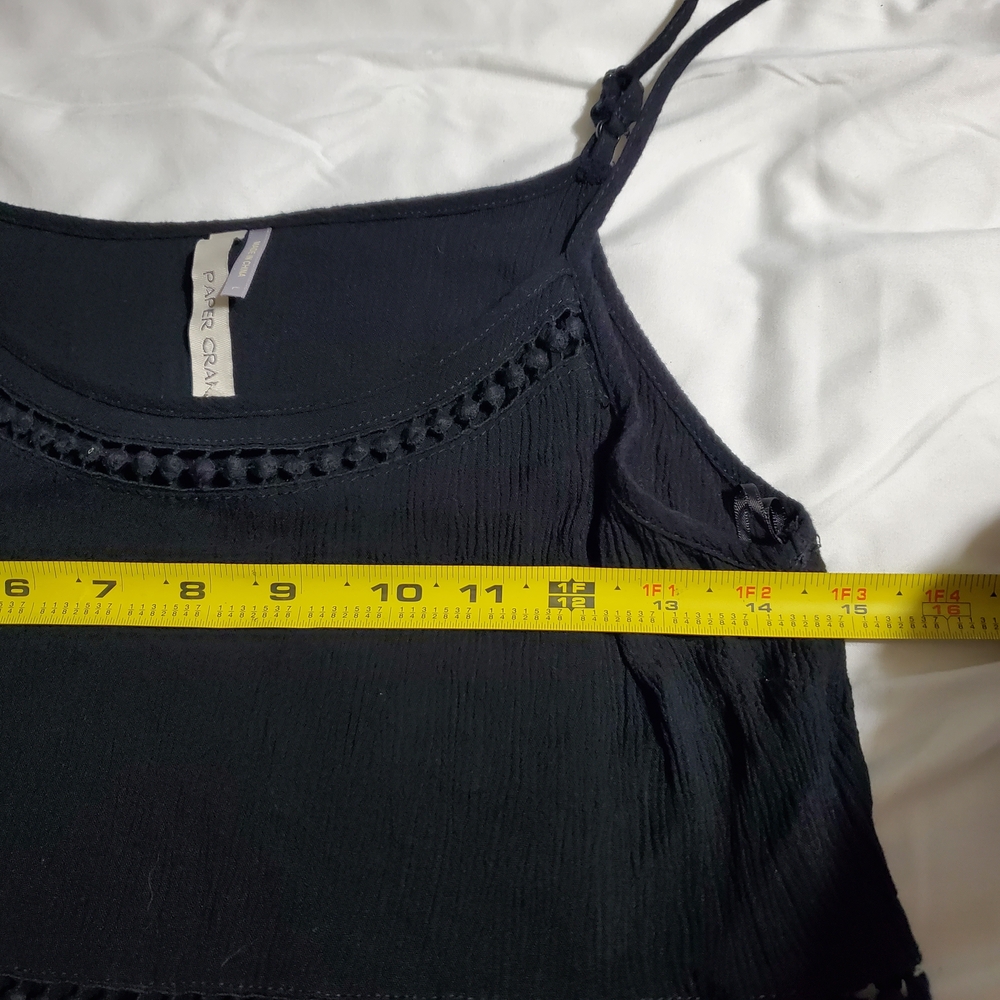 Paper Crane Black Tank Top - Picture 9 of 11